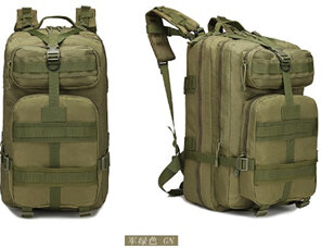 1000D Rucksack, Extra ger&auml;umig, armeegr&uuml;n