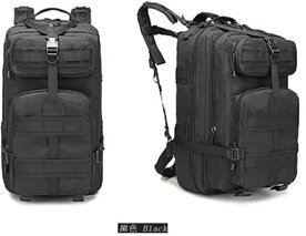 1000D Rucksack, Extra ger&auml;umig, schwarz