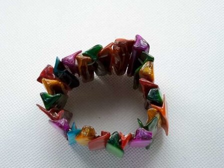 Mehrfarben Shell-Armband