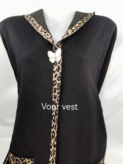 Magneet, broche, parelmoer vlinder, Goudkleurig voor omslagdoek, sjaal en vest te sluiten.