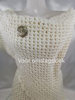 Magnet, Brosche, rund, Lebensbaum, goldfarben f&uuml;r Schal, Schal und Strickjacke.