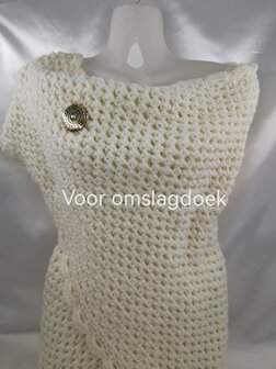 Magnet, Brosche, rund, Vintage-Knopf, goldfarben zum Verschlie&szlig;en von Schal, Schal und Strickjacke.