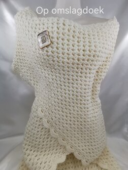 Magnet, Brosche, Quadrat, Beige mit Strasssteinen Goldfarben zum Verschlie&szlig;en f&uuml;r Tuch, Schal und Strickjacke.