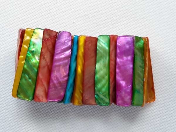 Mehrfarben Shell-Armband