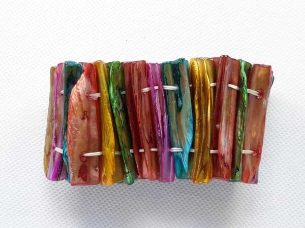 Mehrfarben Shell-Armband