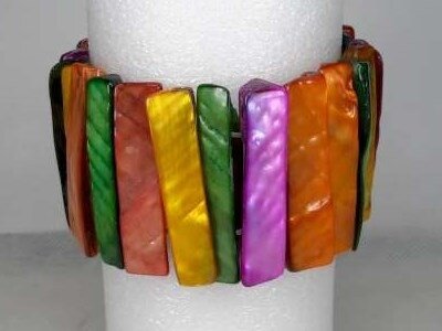 Mehrfarben Shell-Armband