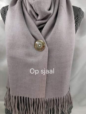 Magnet, Brosche, rund, Vintage-Knopf, goldfarben zum Verschließen von Schal, Schal und Strickjacke.