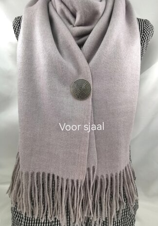 Magneet, broche, rond, Cirkel of Life, goudkleurig voor omslagdoek, sjaal en vest te sluiten.