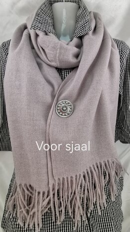 Magnet, Brosche, Zeeland-Knopf, silberfarben für Schal, Schal und Strickjacke.