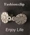 Clips, met Cirkel of life en midden een ring in kleur antiek zilver look. _